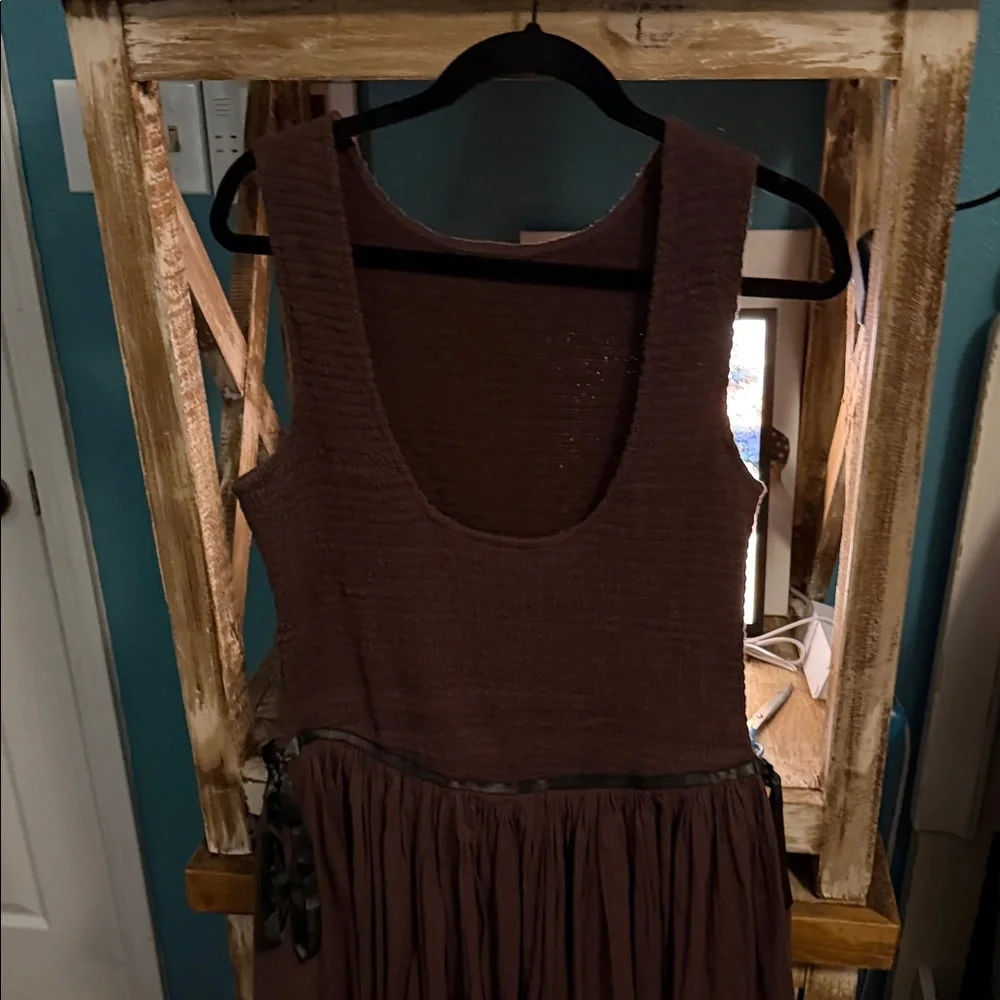 Nightingale Seersucker Midi Dress - Picture 4 of 5